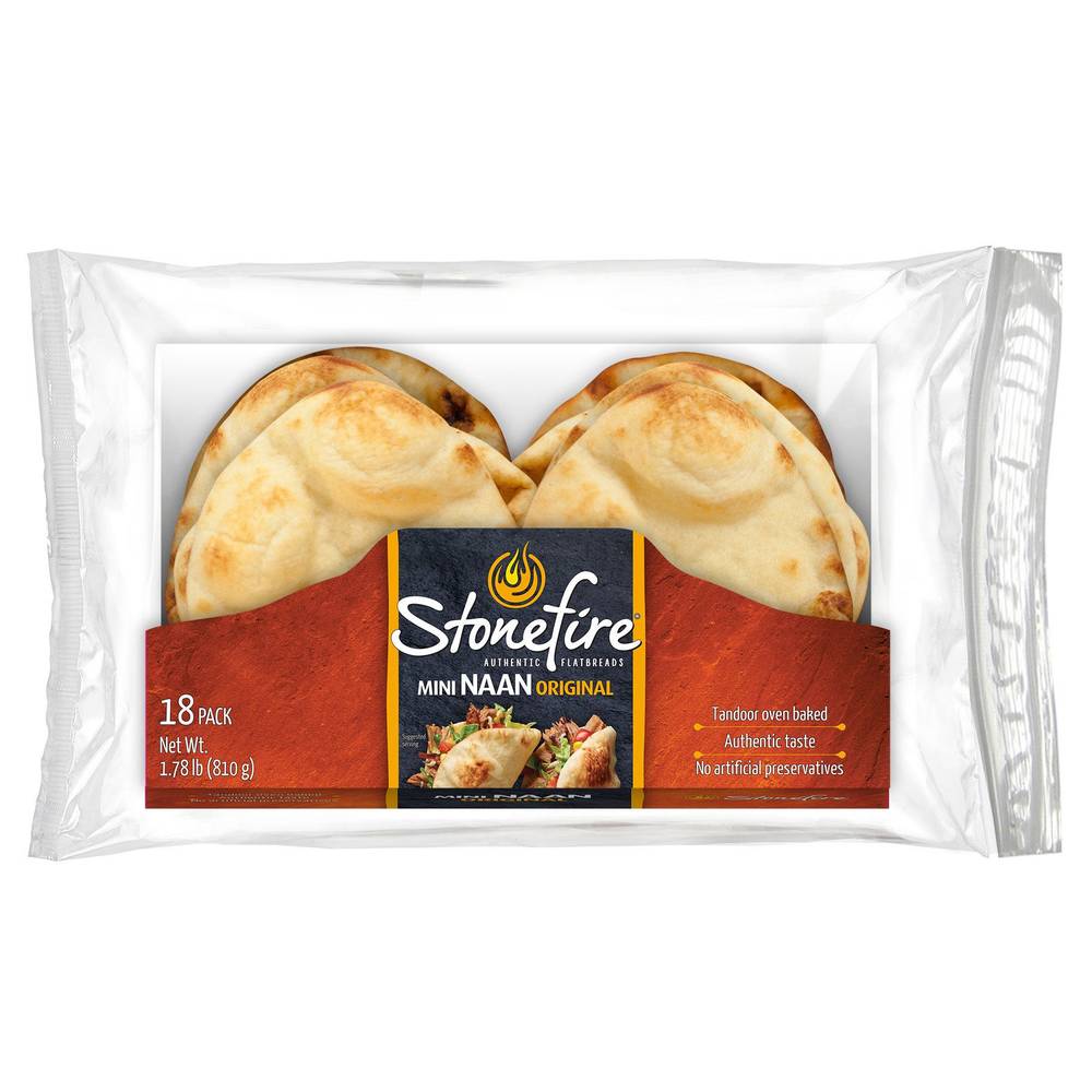 Stonefire Mini Tandoori Naan Bread (18 ct)