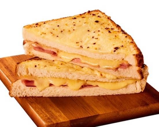 Ham, Cheddar & Bechamel Cheesy Top Toastie