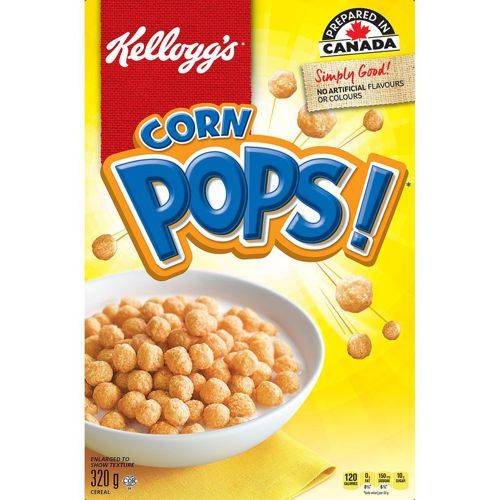 Kellogg's céréales corn pops (320 g) - corn pops cereal (320 g)