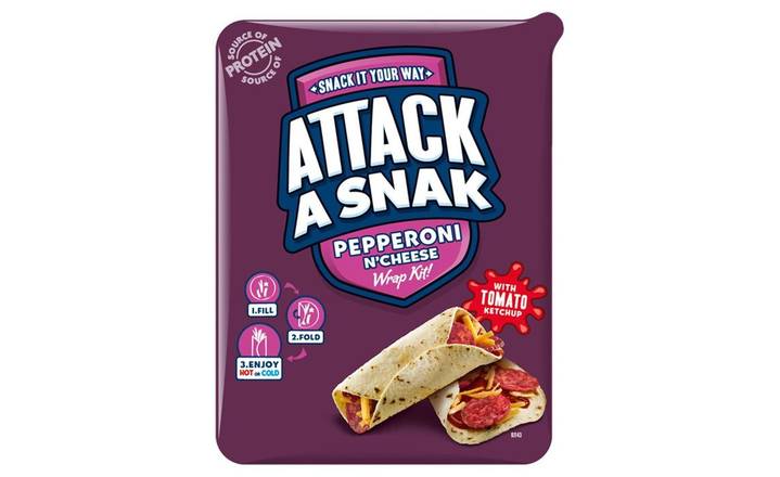 Attack A Snak Pepperoni 'N Cheese Wrap Kit (405226)
