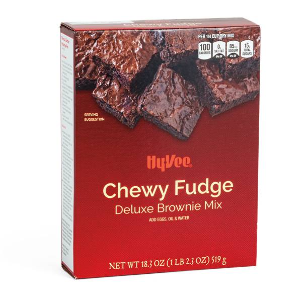Hy-Vee Deluxe Mix Chewy Fudge Brownie Mix