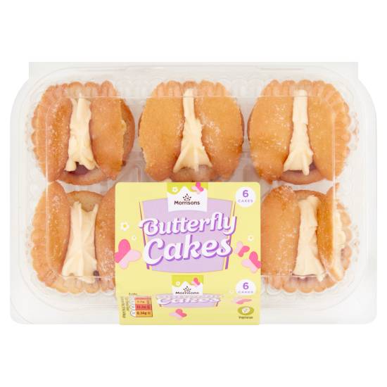 Morrisons Butterfly Cakes (6 ct)
