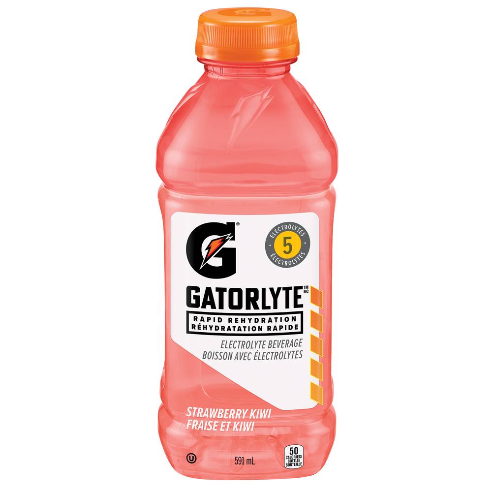 Gatorade Gatorlyte Electrolyte Drinks, Strawberry Kiwi (591 ml)