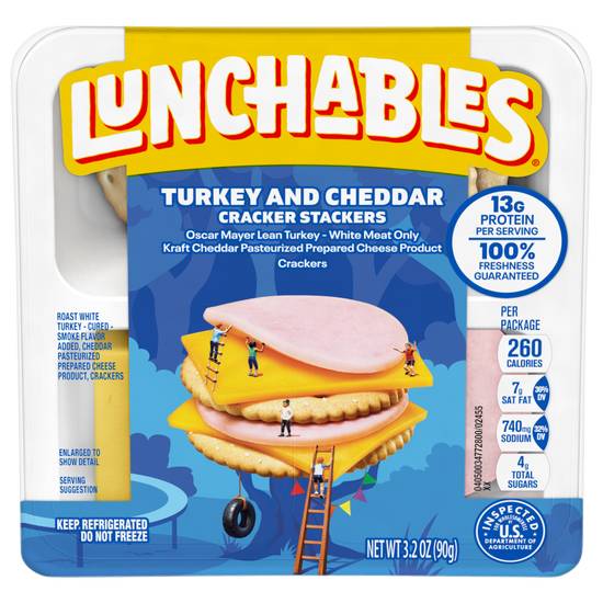Lunchables Turkey & Cheddar with Crackers 3.2oz