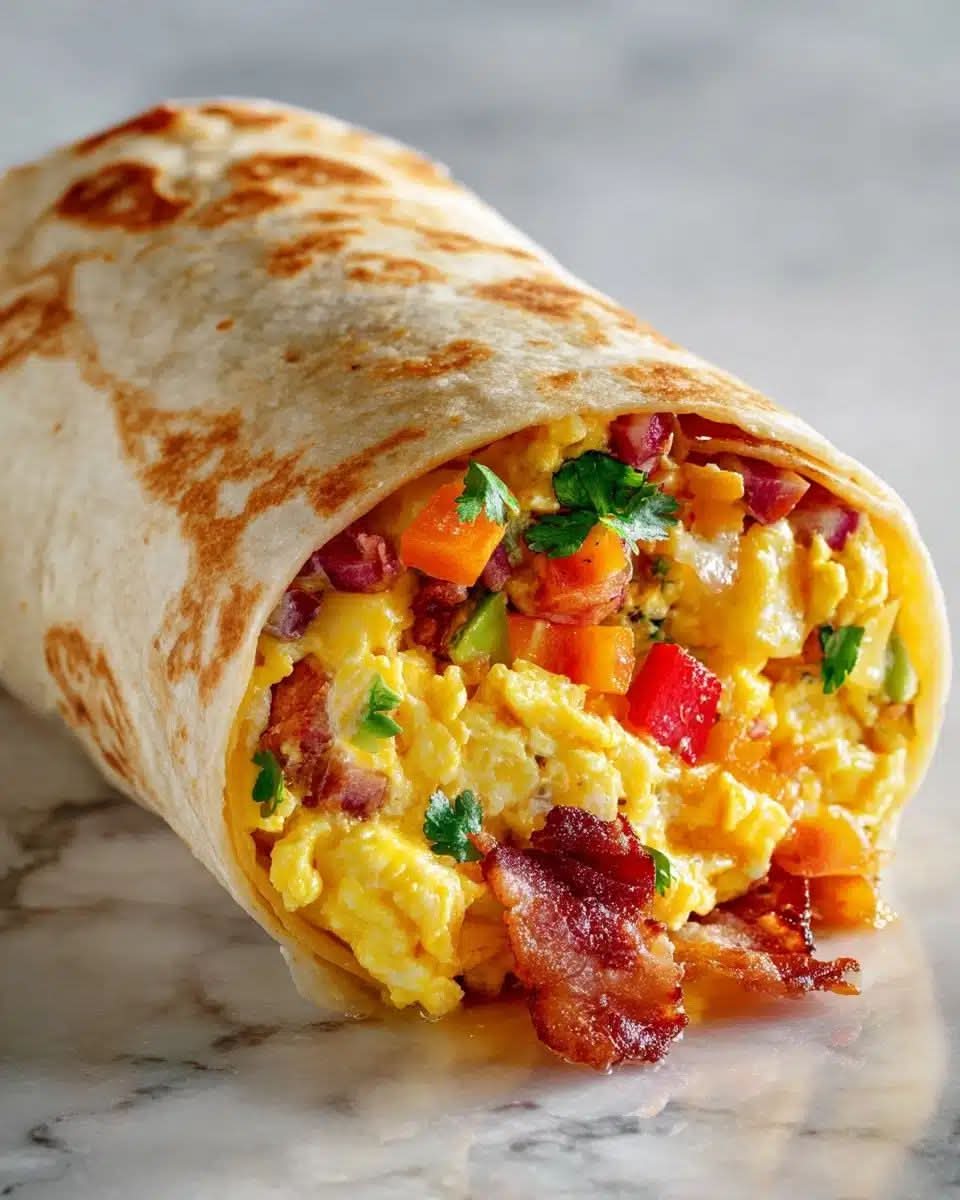 Burrito Huevo con Tocino