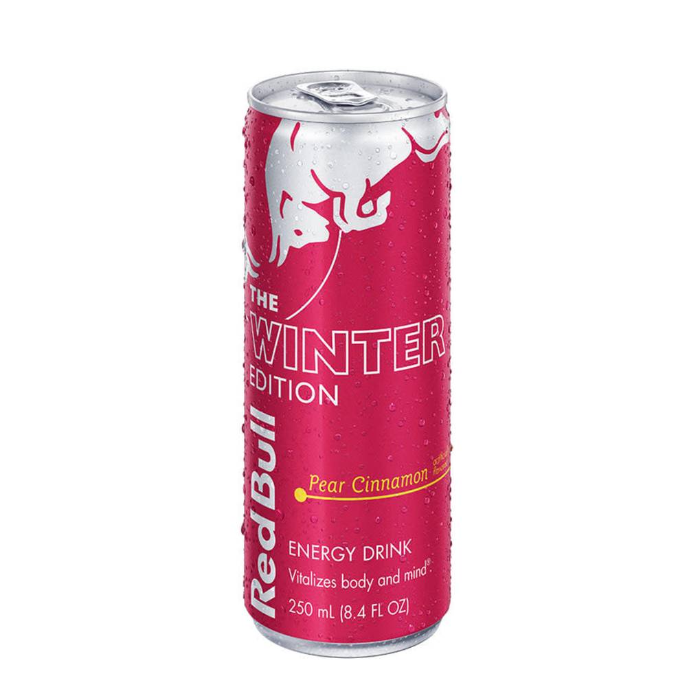 Red Bull The Winter Edition Cinnamon Energy Drink, Pear (8.4 fl oz)