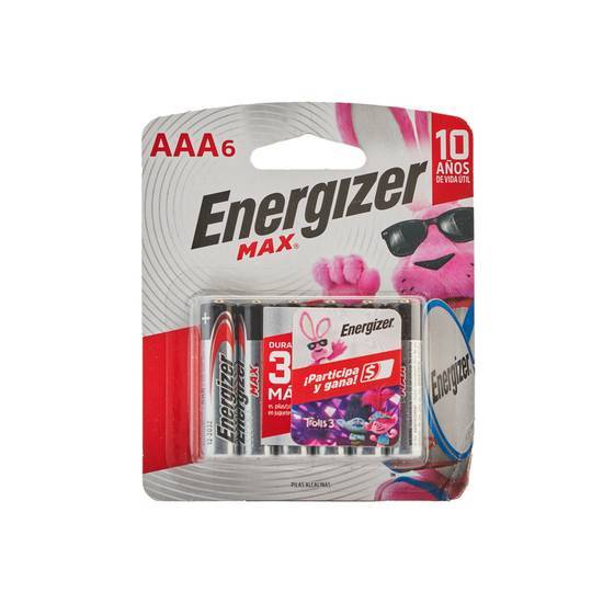 Energizer Max Aaa Econopack 6Pz