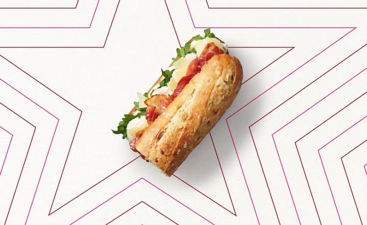 Chicken Caesar & Bacon Half Baguette