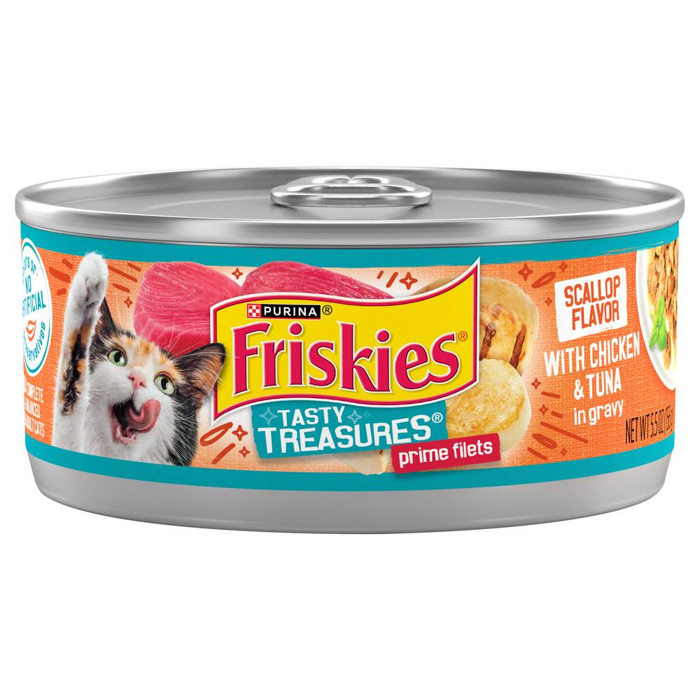 Friskies Tasty Treasures Chicken & Cheese Cat Food (5.5 oz)