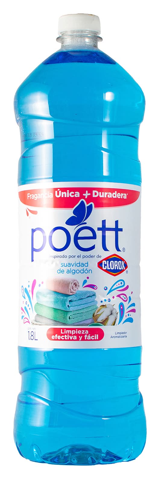 Poett · Limpiador desinfectante aromatizante, suavidad de algodón (1,8 L)