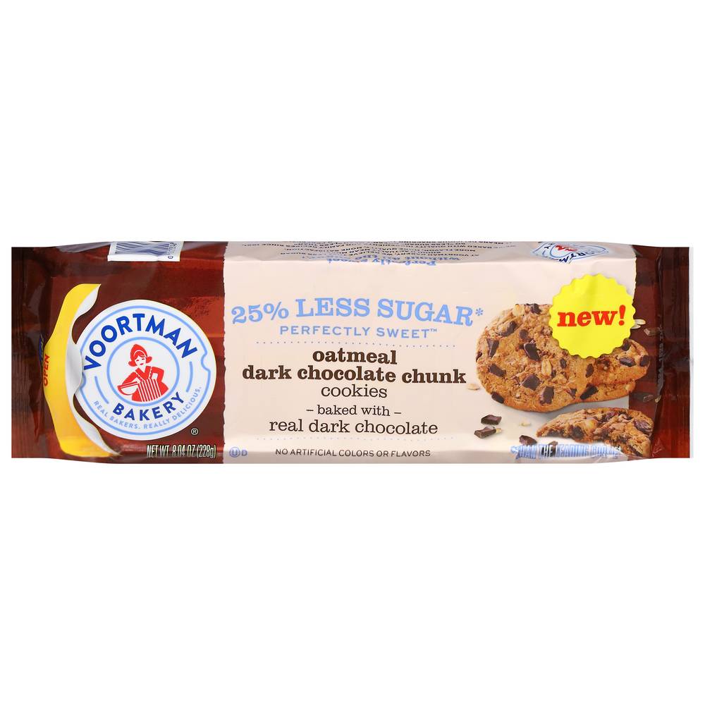 Voortman Perfectly Sweet Oatmeal Chocolate Chunk Cookies (8.04 oz)