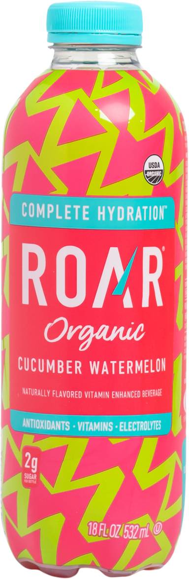 Roar Organic Cucumber Watermelon Vitamin Enhanced Beverage (18 fl oz)