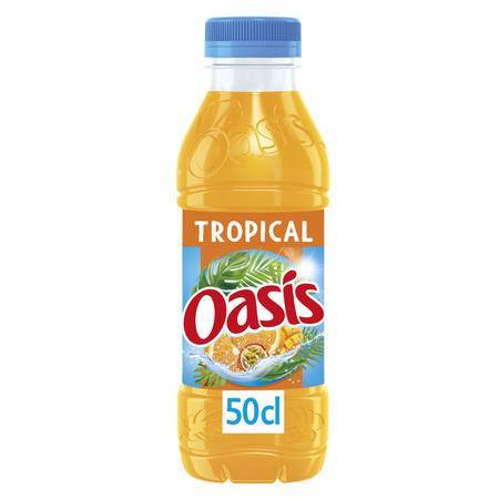 Oasis - Boisson tropical (500 ml) (orange - pomme - mangue)