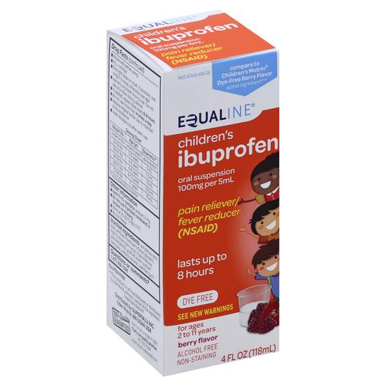 Equaline Berry Flavor Children's Ibuprofen Syrup (4 fl oz)
