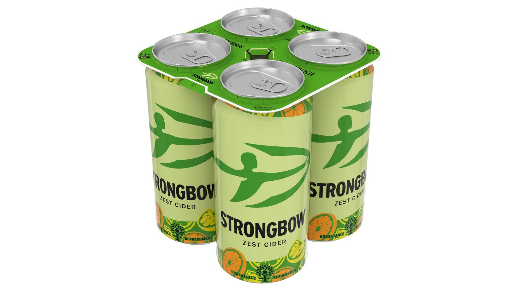 Strongbow Zest Cider (4 x 440ml)