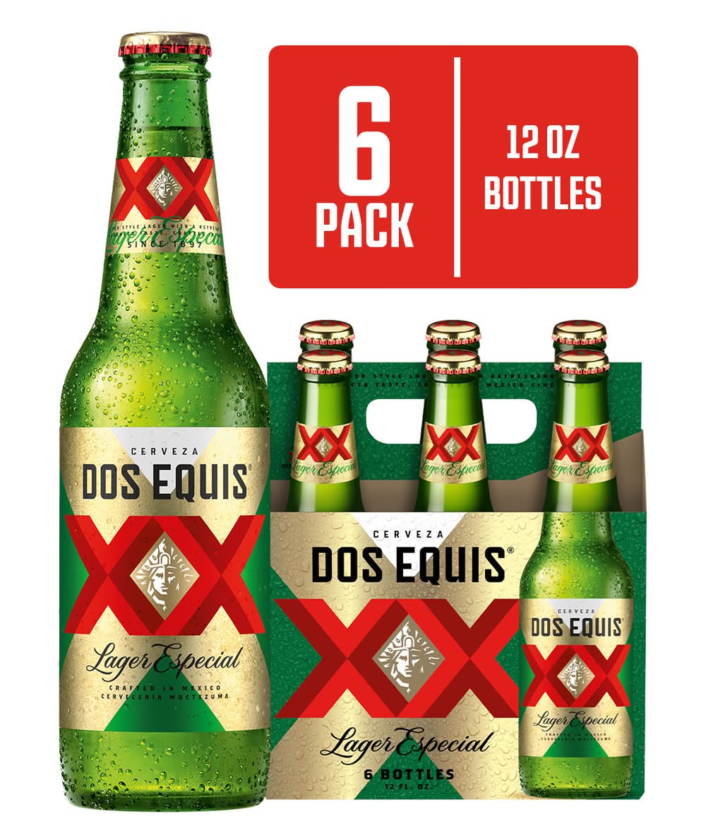 Dos Equis Lager Especial Beer (6 x 12 fl oz)