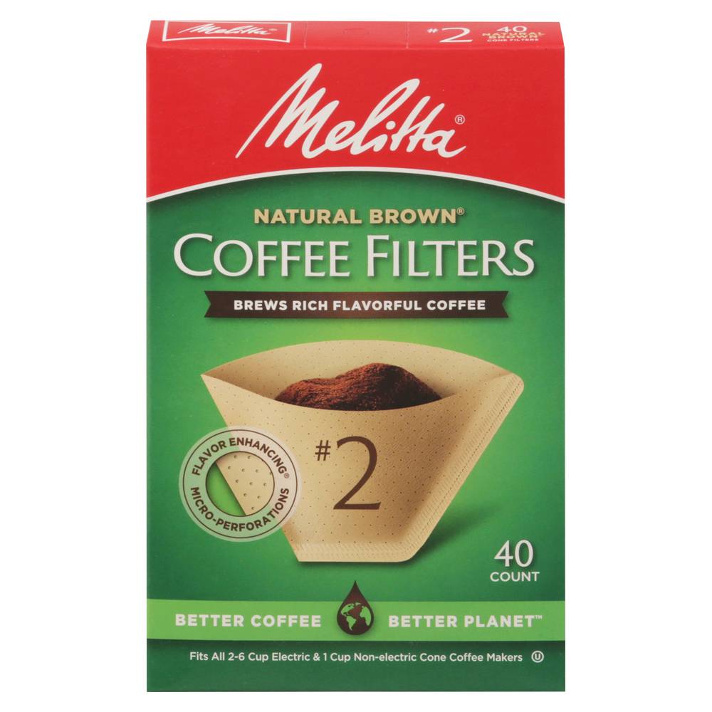 Melitta #2 Coffee Filters (3.2 oz)