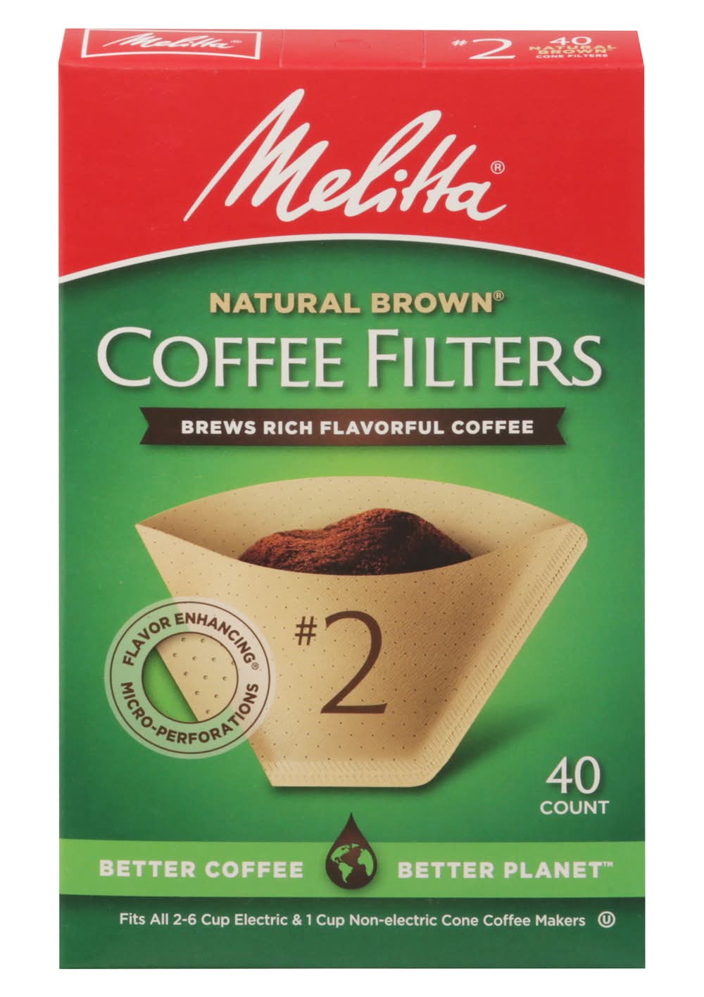 Melitta #2 Coffee Filters (3.2 oz)