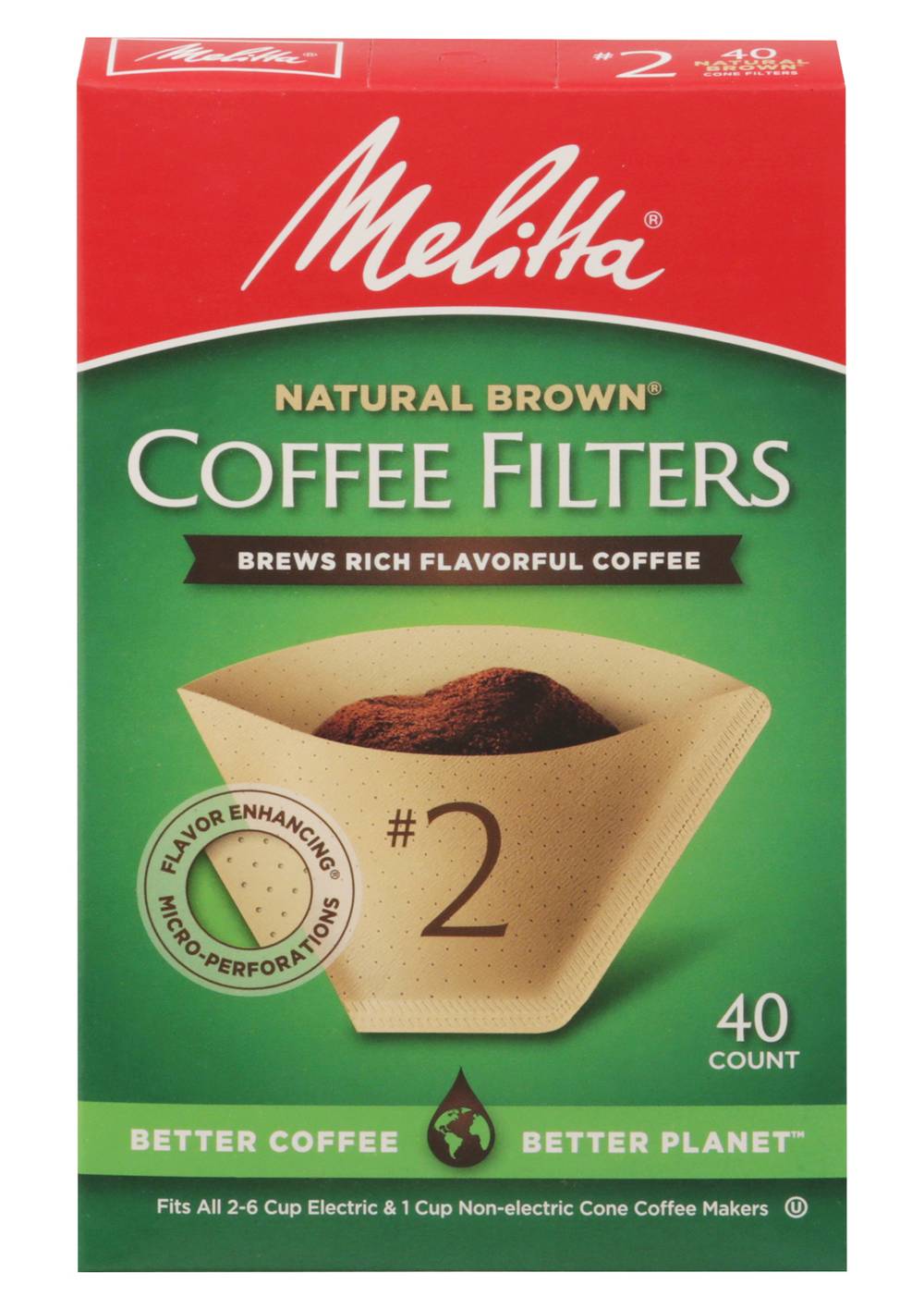 Melitta #2 Coffee Filters (3.2 oz)