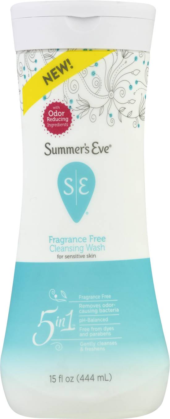 Summer's Eve Fragance Free Cleansing Wash
