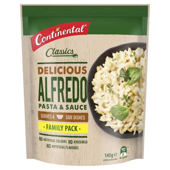 Continental Alfredo Family Pasta and Sauce 145g