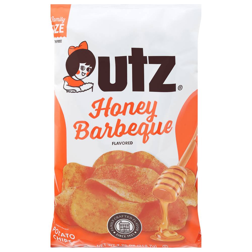 Utz Potato Chips, Honey Barbeque (7.75 oz)