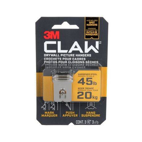 3 M Claw Drywall Picture Hanger