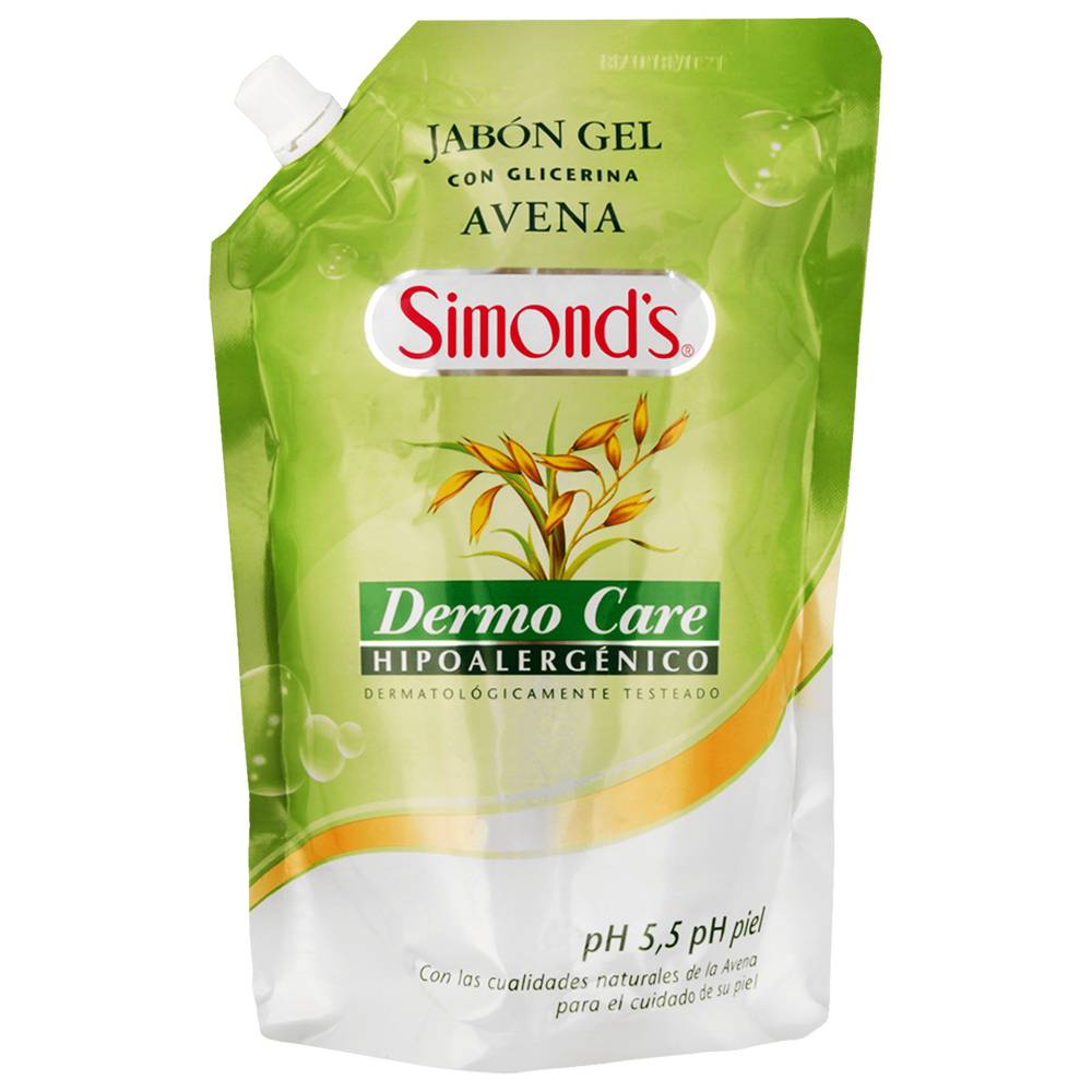 Simond's jabón gel con glicerina avena (doypack 750 ml)