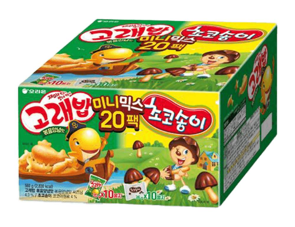 Orion Oro Marine Cramini Mix Choco Snack Set (0.98 oz, 20 ct)