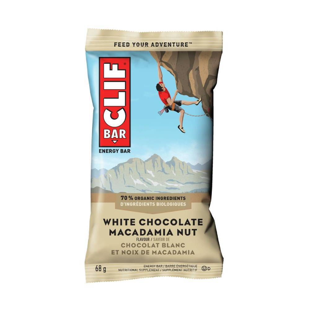 Clif bar barres énergétiques - energy bars (chocolat blanc-noix de macadamia)