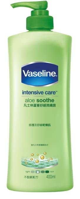 凡士林蘆薈舒緩潤膚露 400ML (身體乳液)