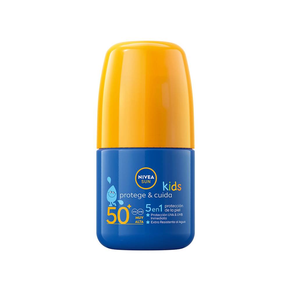 Roll on solar spf 50 niños NIVEA protege y juega 50 ml