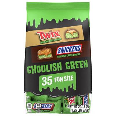 Mars Halloween Chocolate Variety Funsze Ghoulish Green - 20.13 Oz