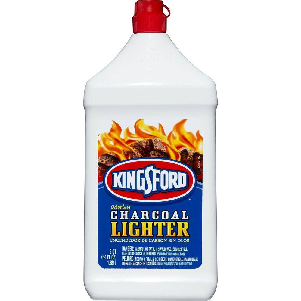 Kingsford� Odorless Charcoal Lighter Fluid for BBQ Charcoal - 64 Fluid Ounces, 2 Pack (71185) (Package May Vary)
