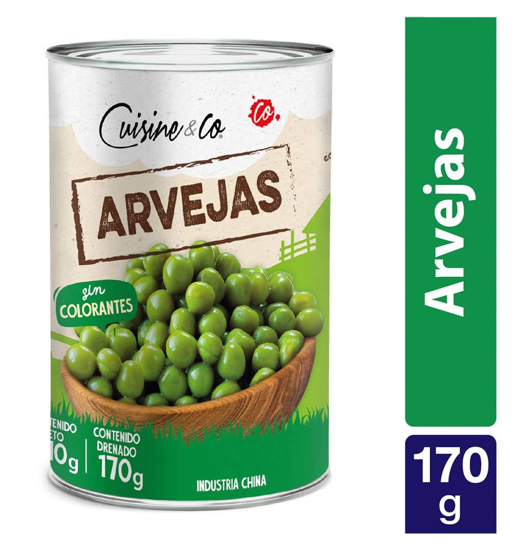 Cuisine & Co · Arvejas (170 g)
