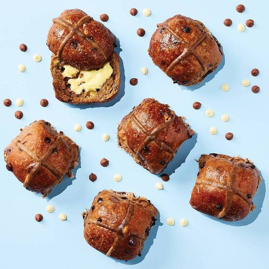 Choc Chip Hot Cross Bun