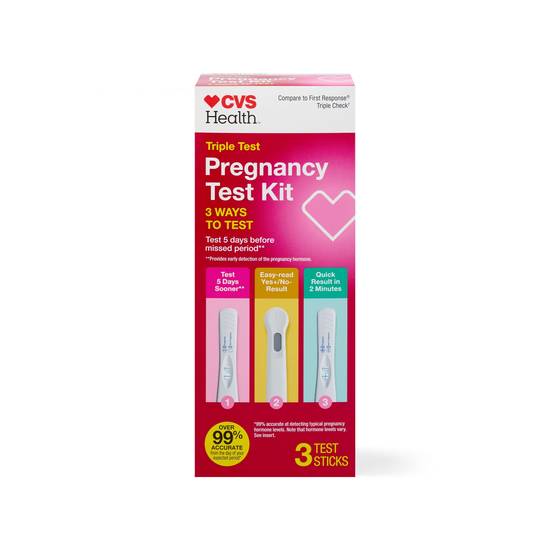CVS Health Triple Test Pregnancy Test