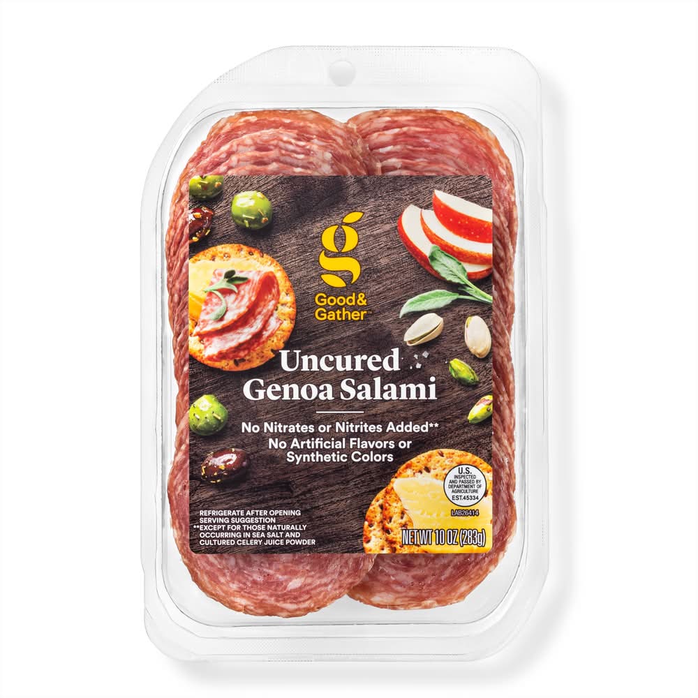 Good & Gather Uncured Genoa Salami (10 oz)