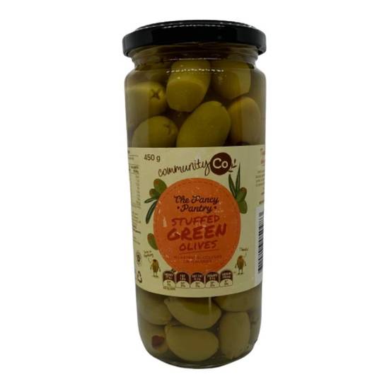 Community Co Stuffed Green Olives 450g