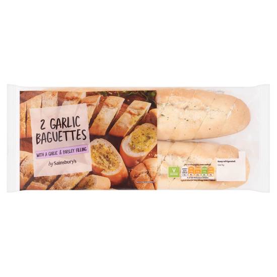 Sainsbury's Garlic Baguette x2 410g