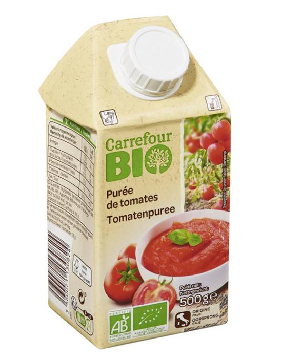 Carrefour Bio - Purée de tomates