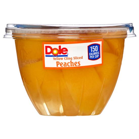 Dole Sliced Peaches in Light Syrup Cup 7oz