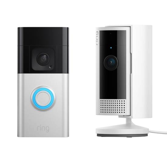 Ring Video Doorbell Plus Indoor Video Cam (1 set)
