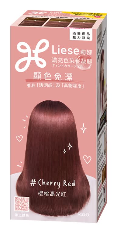 莉婕濃亮色染髮凝膠 櫻桃高光紅 <191g克 x 1 x 1BOX盒>