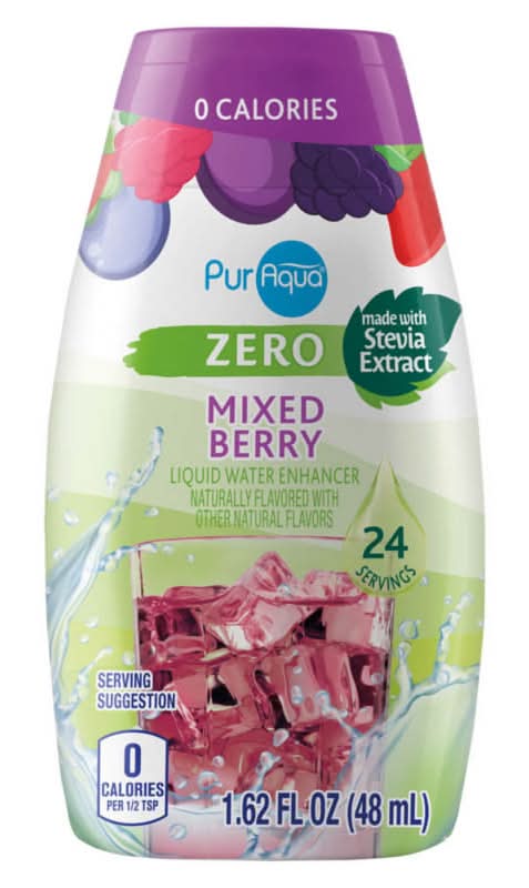 PurAqua All Natural Liquid Water Enhancer, Mixed Berry (1.62 fl oz)