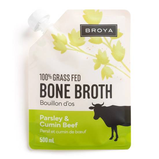 Broya Parsley & Cumin Beef Bone Broth (500 ml)