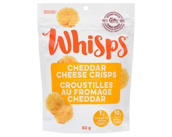 Whisps · Cheddar cheese crisps (60 g)
