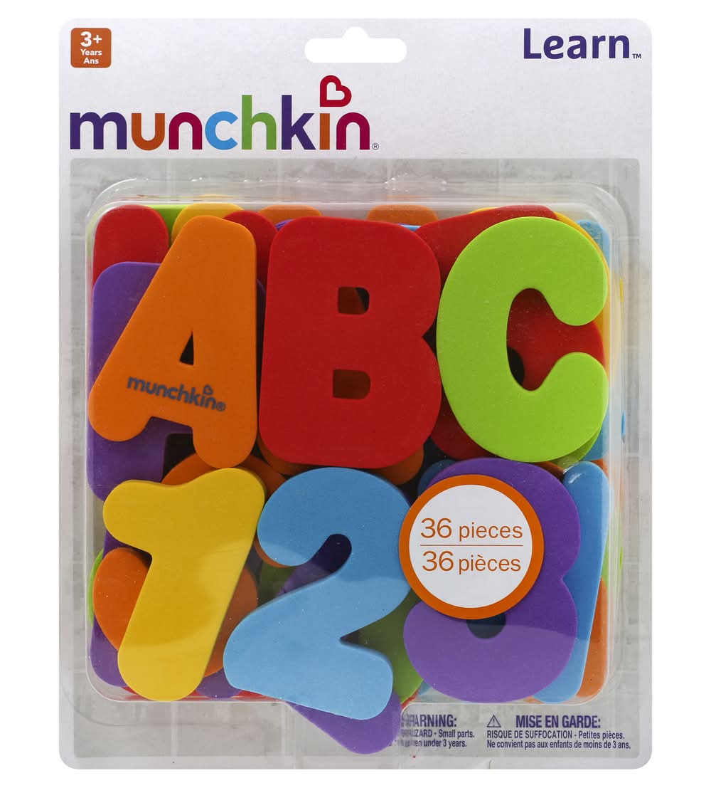 Munchkin Learn Letters and Numbers Bath Toy (6.1 oz)