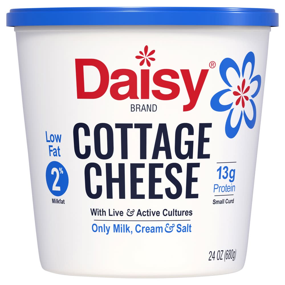 Daisy Grade a Low Fat 2 % Milkfat Small Curd Cottage Cheese (24 oz)