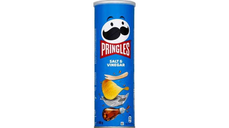 Pringles Biscuits apéritif salt & vinegar La boîte de 165g